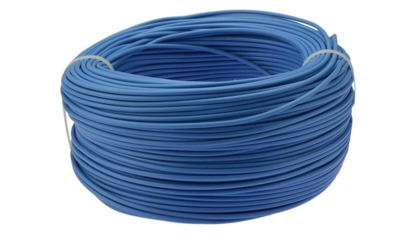 Przewód instalacyjny H05V-K / LgY 0,5 500V niebieski linka giętka Helukabel / 100 m /