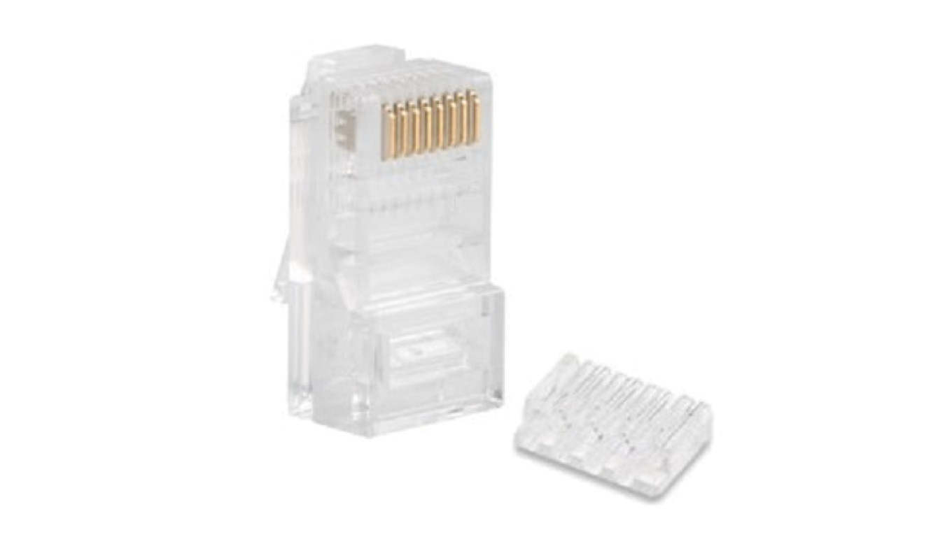 Wtyk RJ45 8P8C kat.6 UTP linka z prowadnicą WORECZEK 100szt.