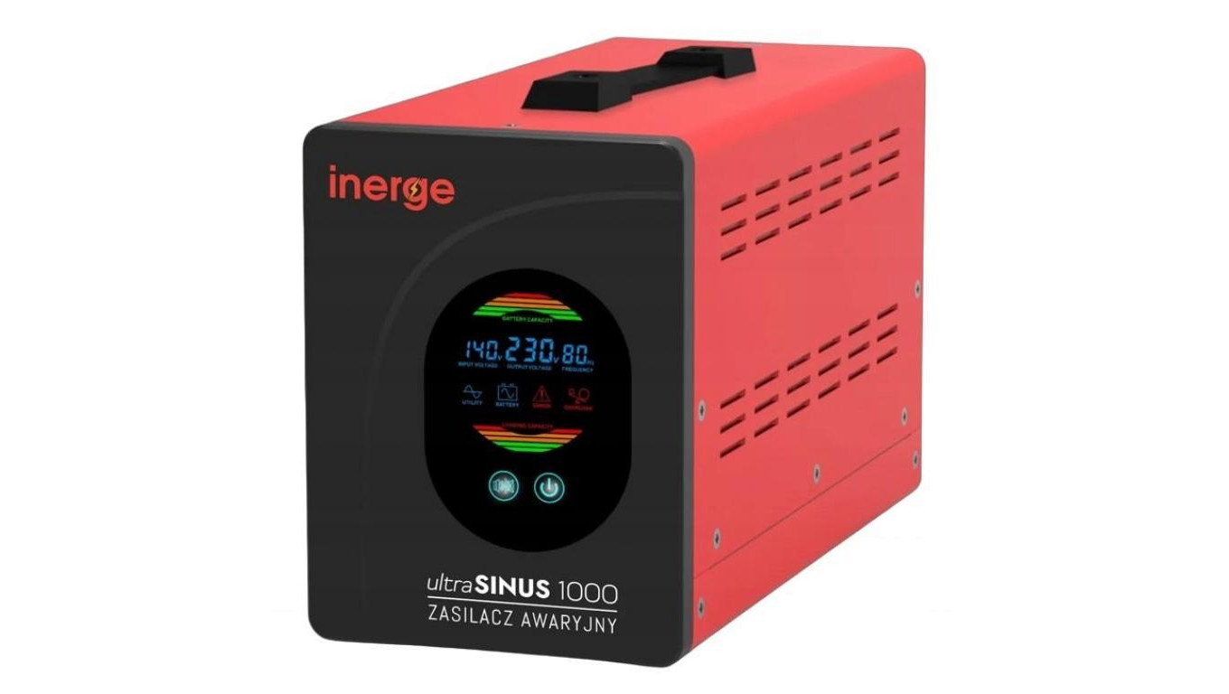 Zasilacz awaryjny ultraSinus 1000 T (1000VA/600W) 12V/230V EPS-12-1000-T1 INERGE