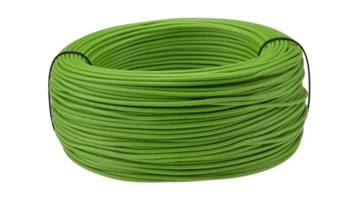 Przewód instalacyjny H07V-K / LgY 1,5 750V zielony linka giętka Elektrokabel 50m