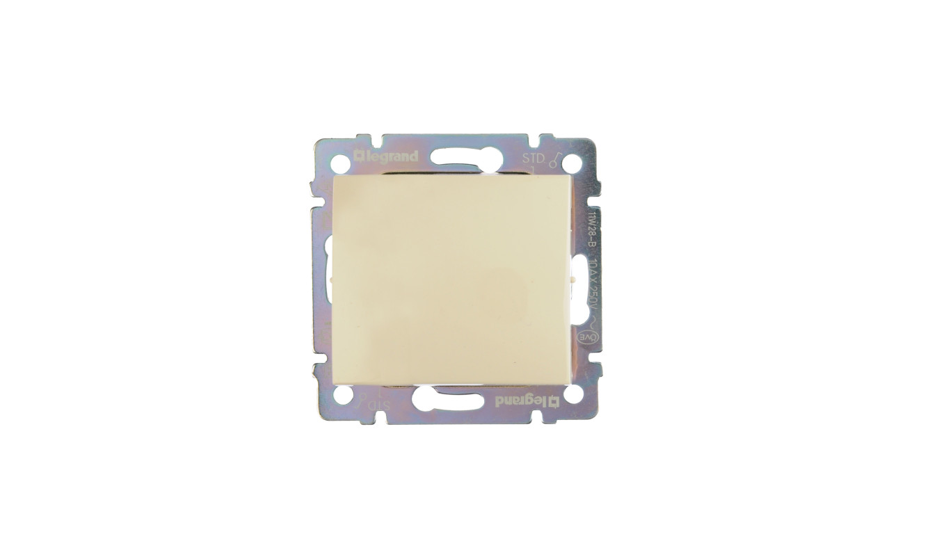 VALENA Łącznik jednobiegunowy kremowy 774301