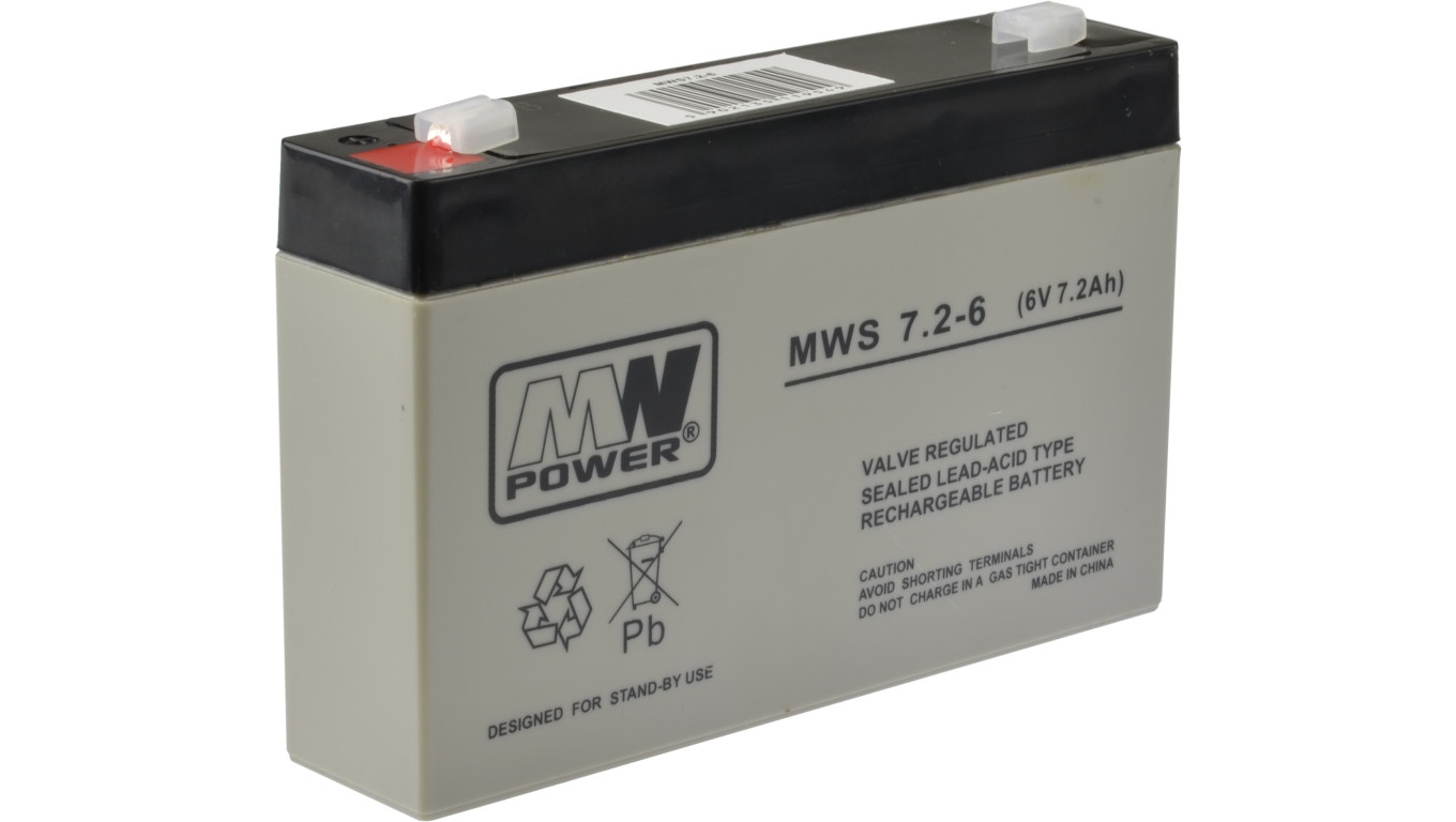 Akumulator do zasilacza UPS 6V 7,2Ah Faston 187