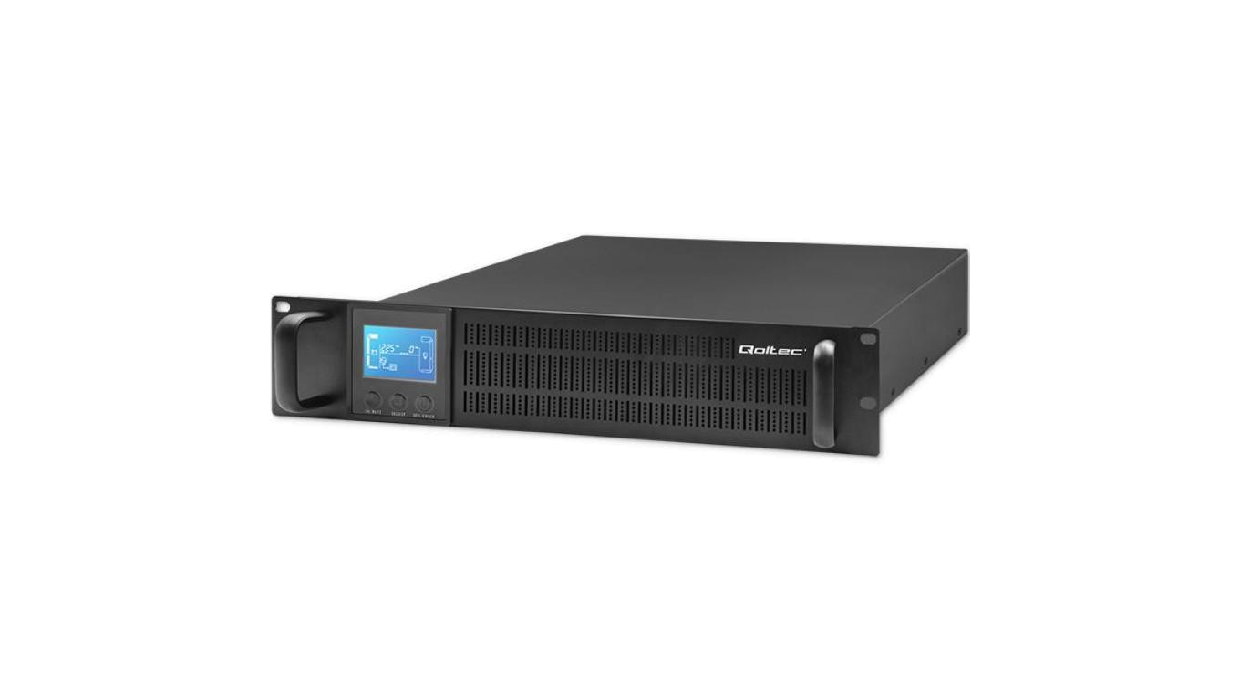 Qoltec Zasilacz awaryjny UPS RACK 2kVA 1600W LCD