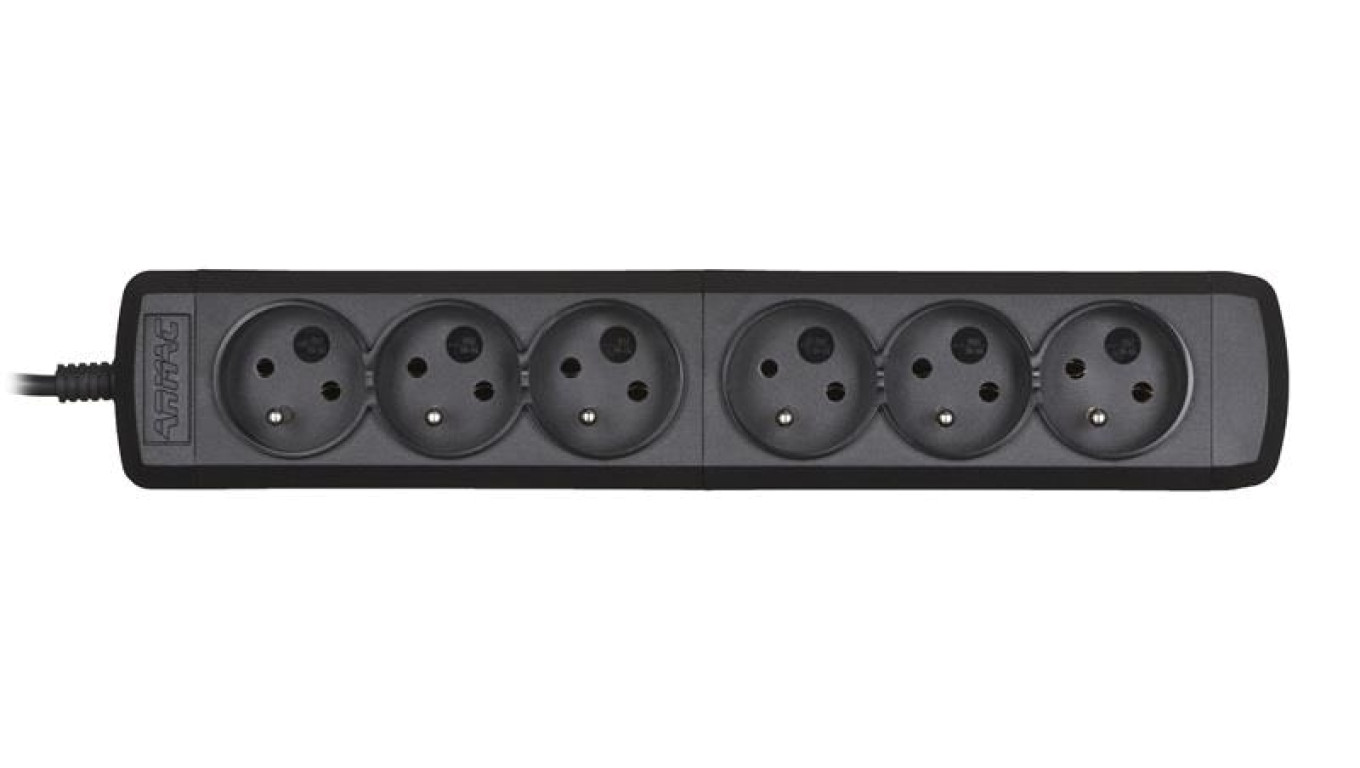 Przedłużacz Activejet 6GNU - 3M - C (3m kolor czarny)