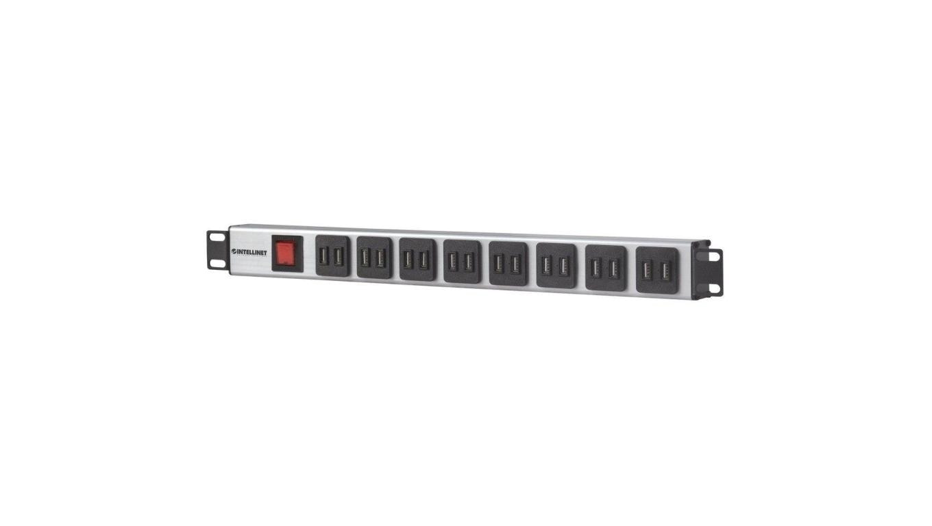 Listwa zasilająca Rack 19 , 16 gniazd USB typu A
