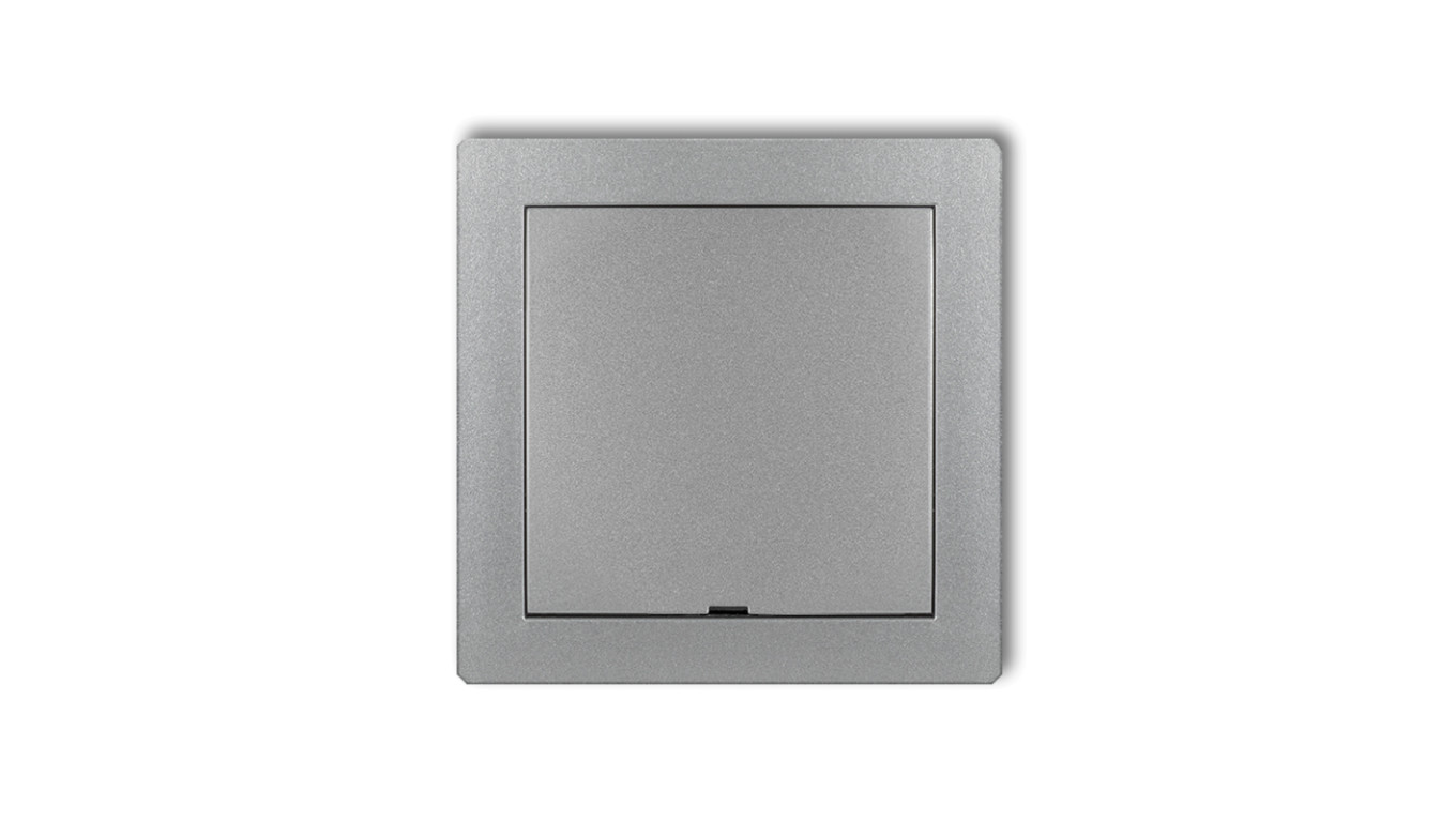 Ramka pośrednia z zaślepką srebrny metalik 7DRPZ