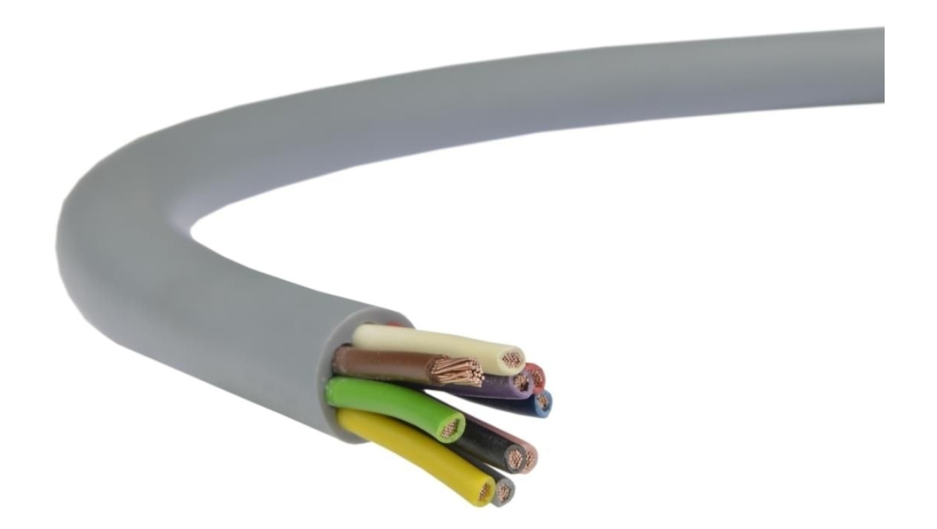 Przewód sterowniczy LIYY 300/300V 10x0,75 szary linka Bitner /100m/