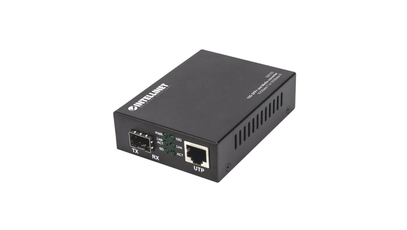 Media Konwerter 10GBase-T na 10GBase-R, 10GB SFP+/10GB RJ45