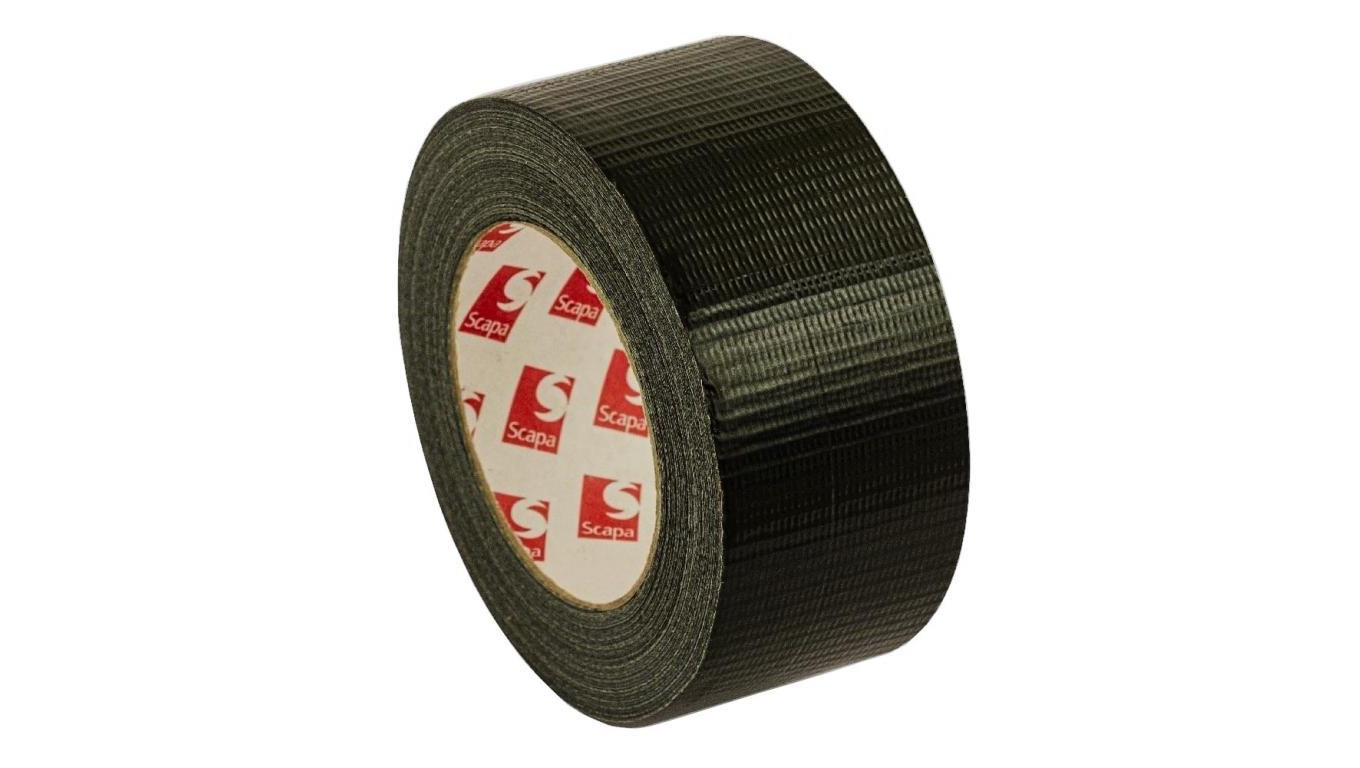 Taśma naprawcza Duct Tape 50mm x 50m zbrojona wodoodporna SCAPA 3160 czarna