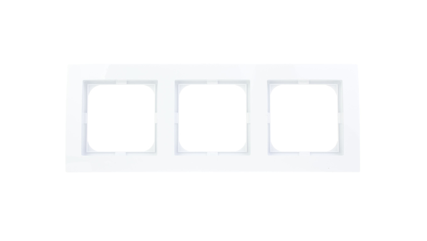 AS Ramka potrójna biała R-3G/00