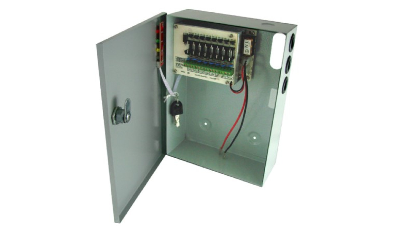 Zasilacz CCTV back up 12V-8P/5A