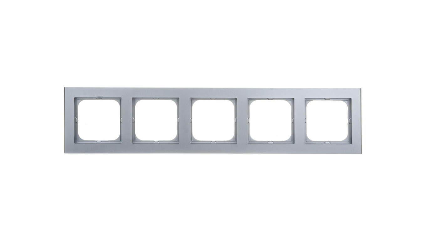 SONATA Ramka pięciokrotna srebro mat R-5R/38