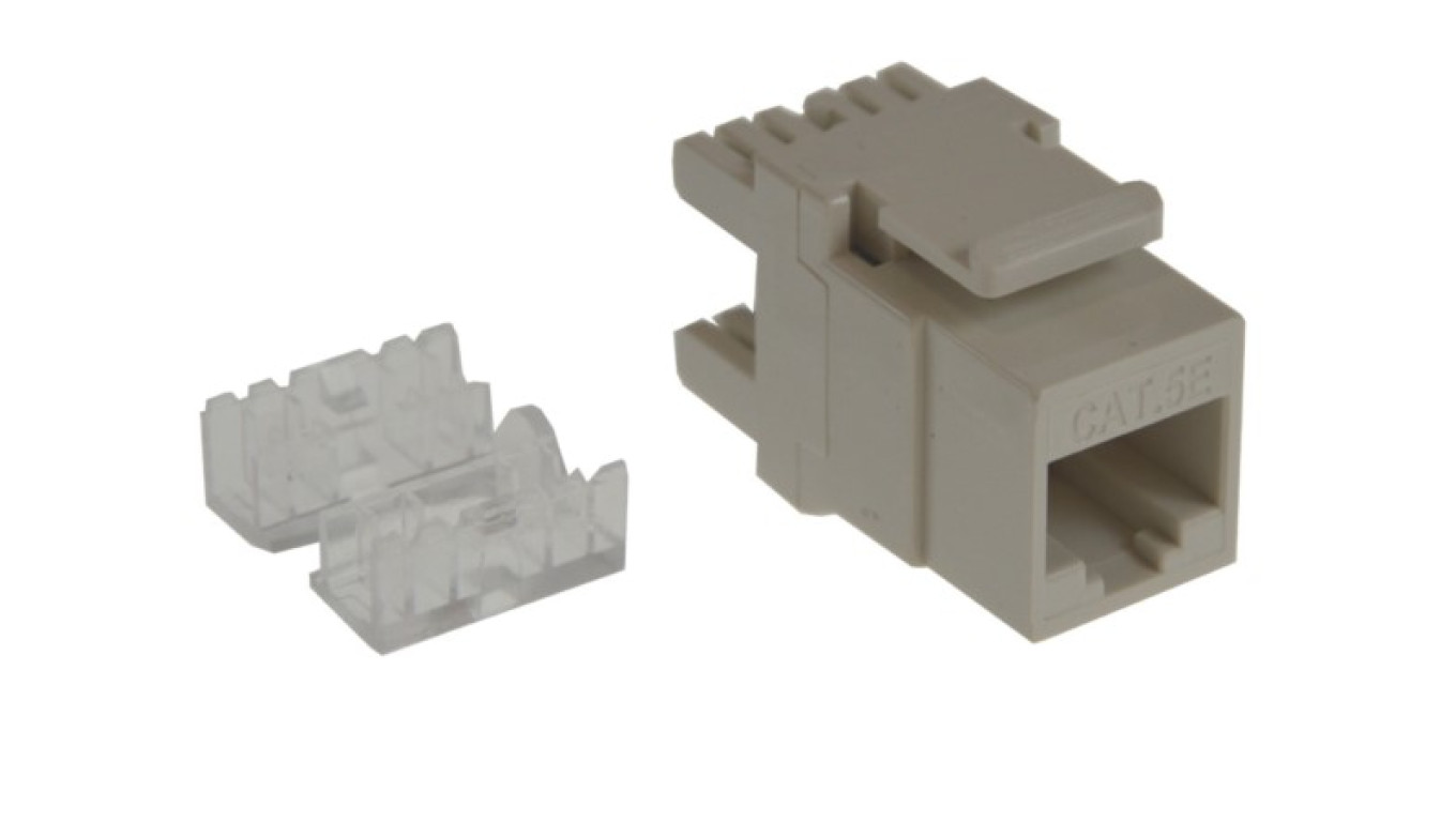 Gniazdo keystone RJ45 kat.5e nieekranowane Krone