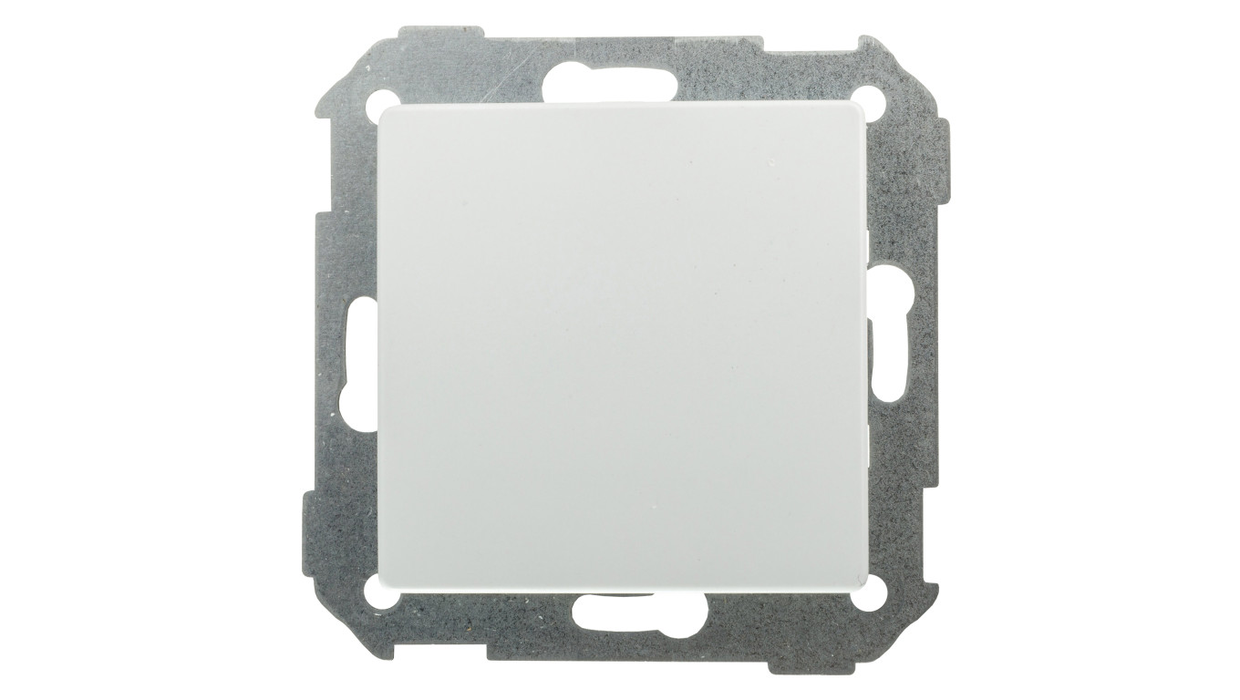 Simon 82 Zaślepka z mostkiem metalowym biała 82800-30