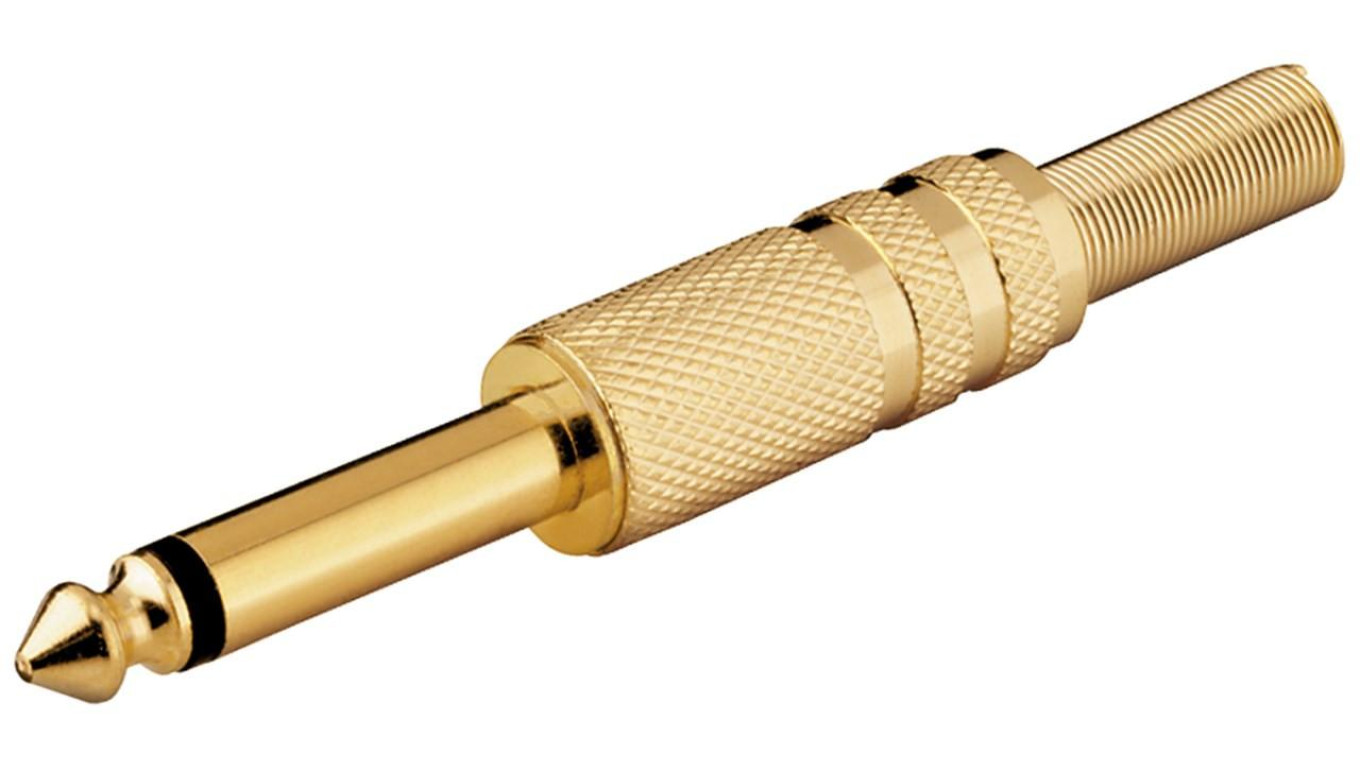 Wtyk jack 6,35 mm - mono