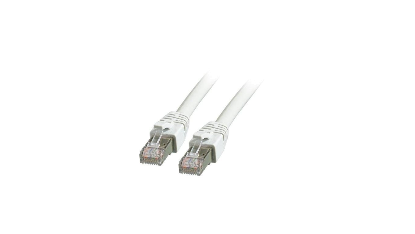 Patchcord SFTP Cat8.1, LSZH, 3m, szary