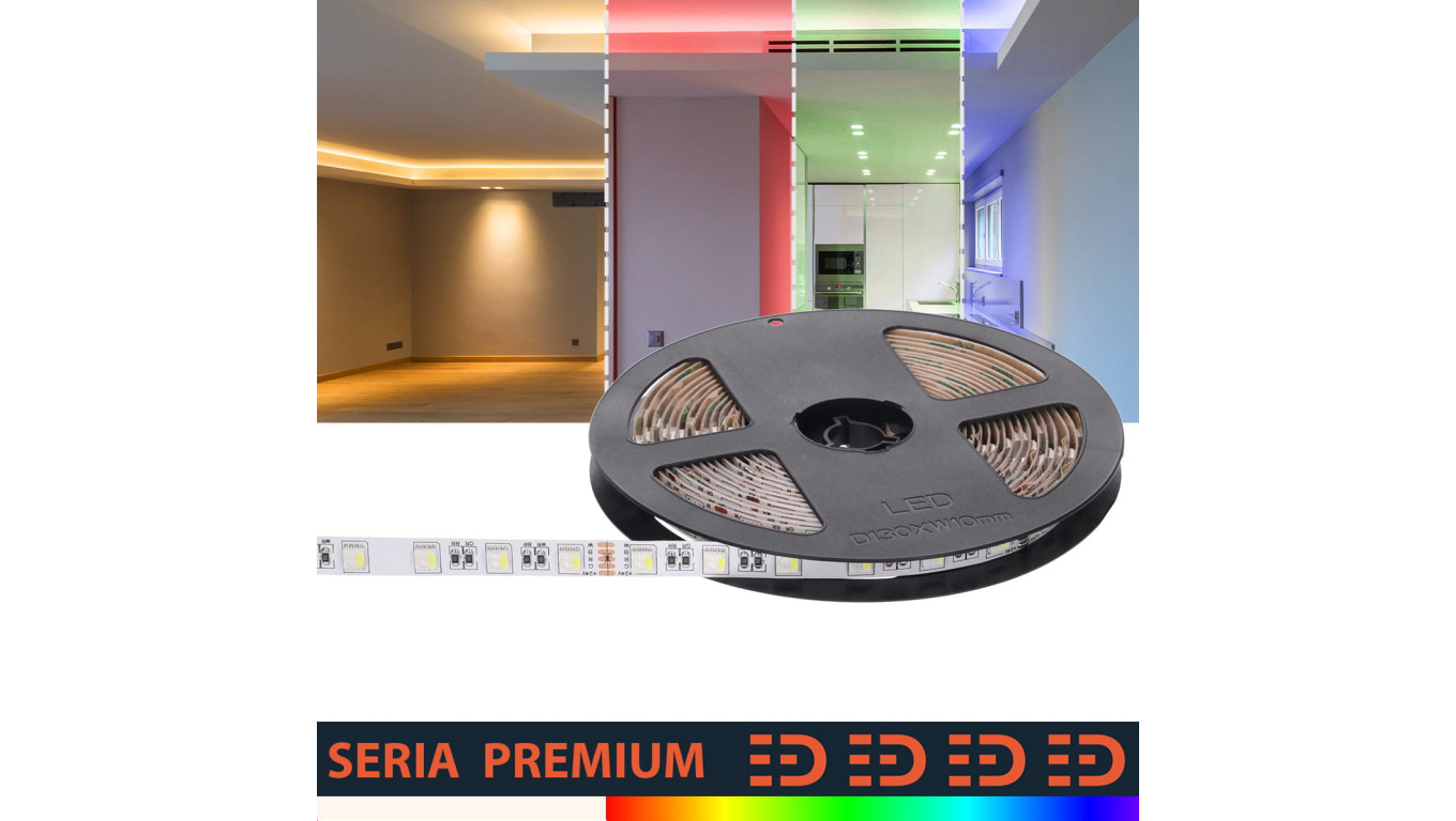 Taśma Premium 24V 60led RGB+WW 4w1 SMD5050 (50) PL3Y wyc