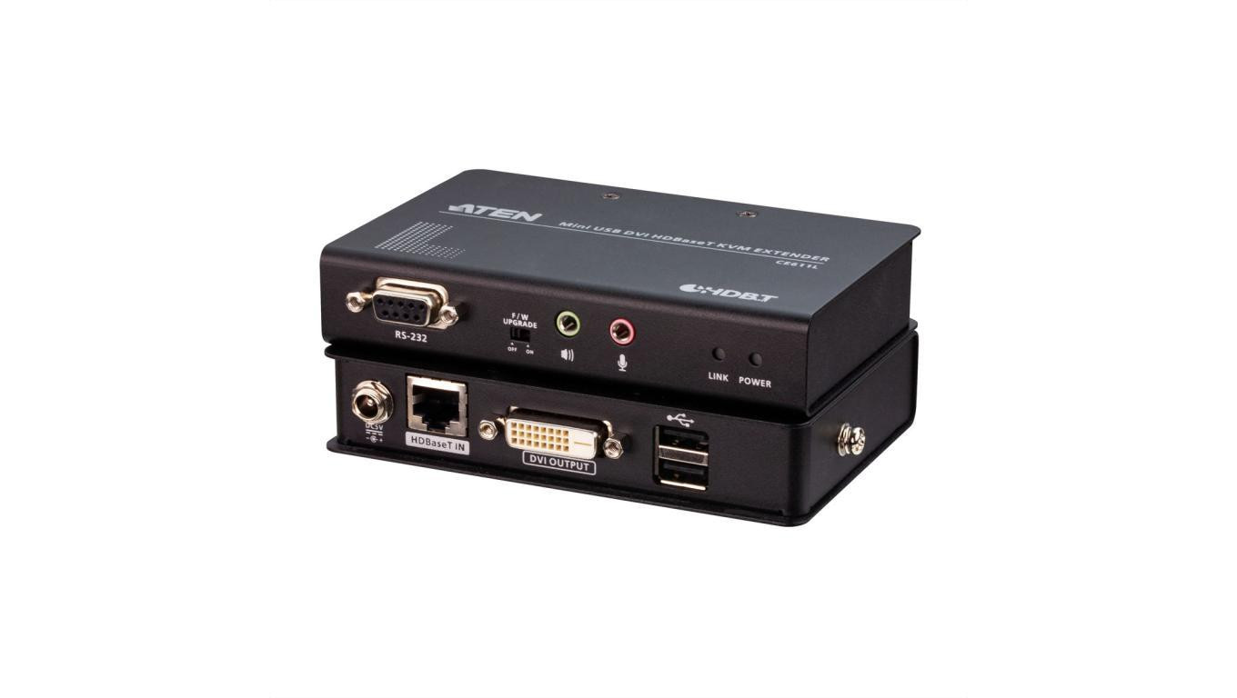 Przedłużacz KVM ATEN CE611 Mini USB HDBaseT DVI