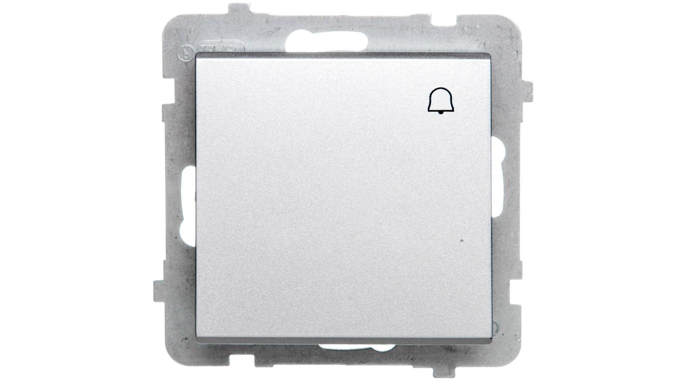 SONATA Przycisk /dzwonek/ srebro mat ŁP-6R/m/38