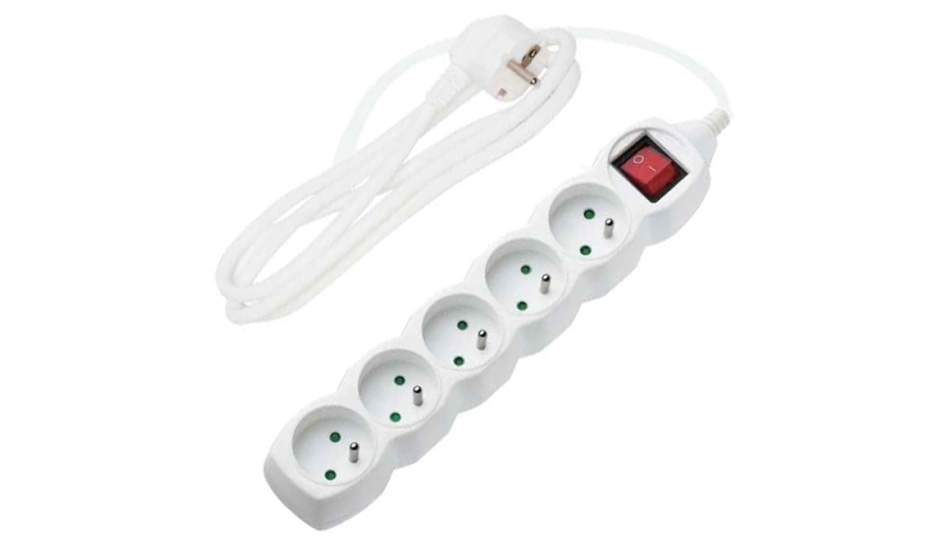 Przedłużacz prądowy 5m 5xGN (2P+Z)