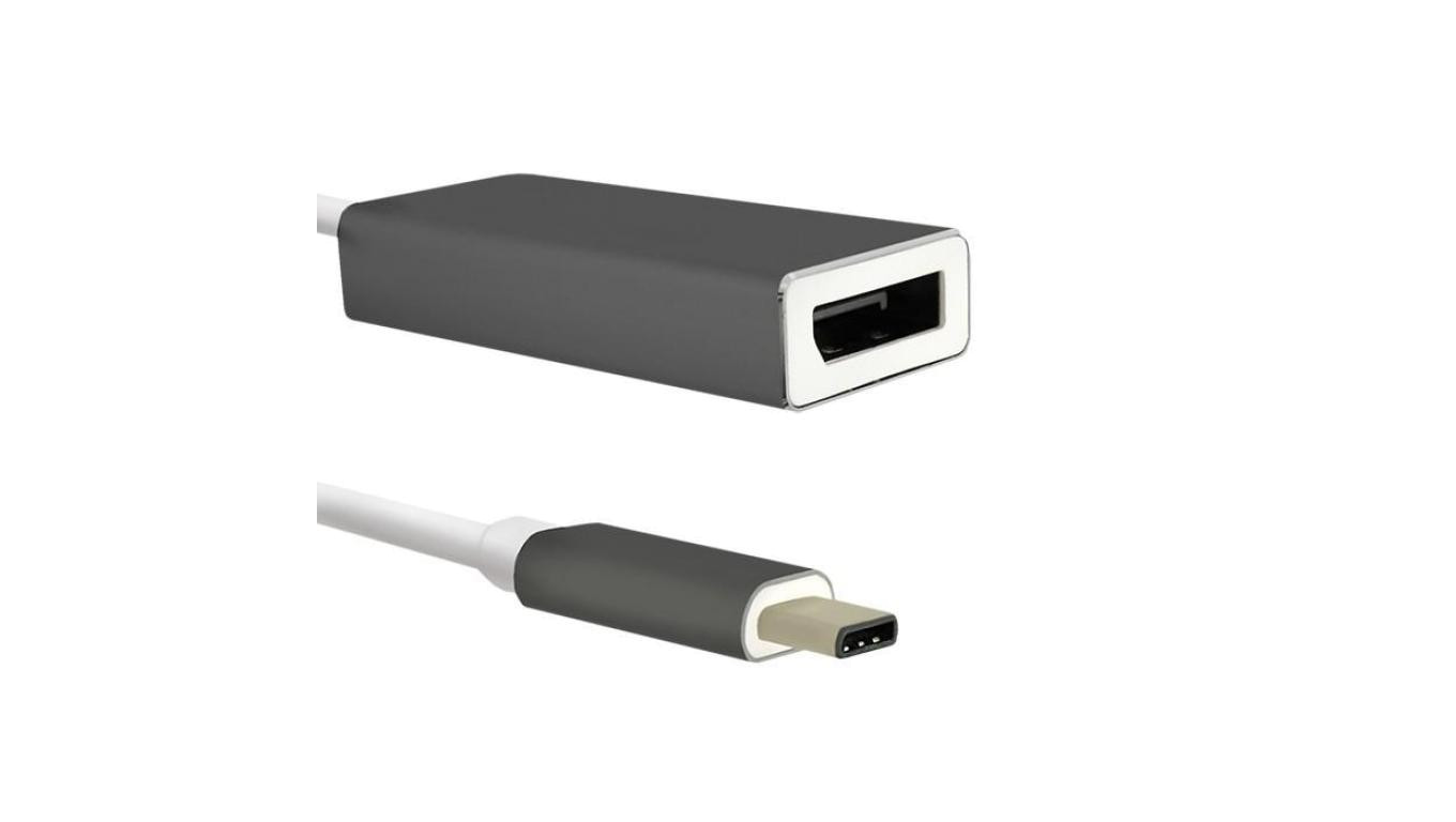 Qoltec Adapter USB 3.1 Typ C męski DisplayPort żeński