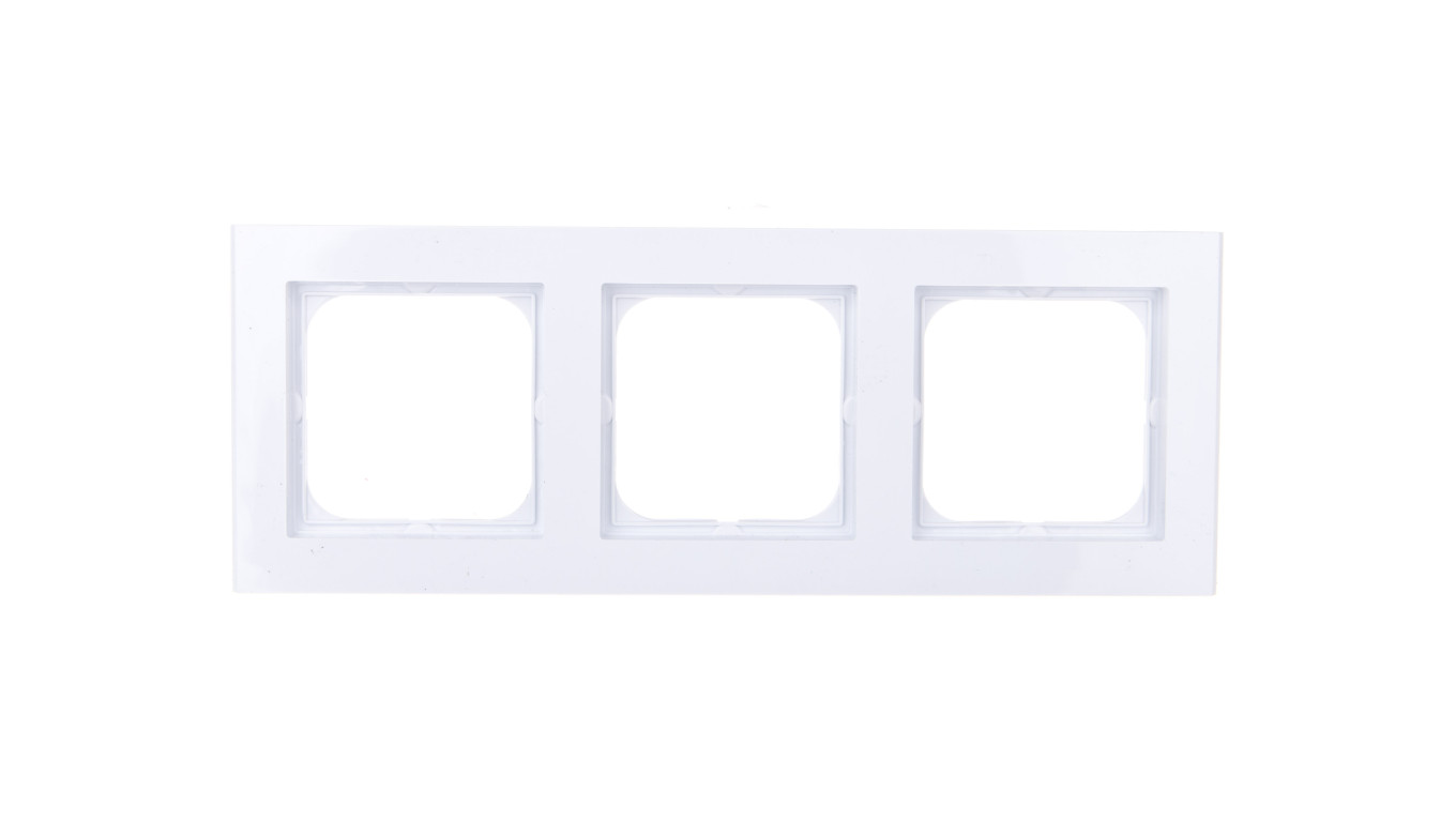 SONATA Ramka potrójna biała R-3R/00