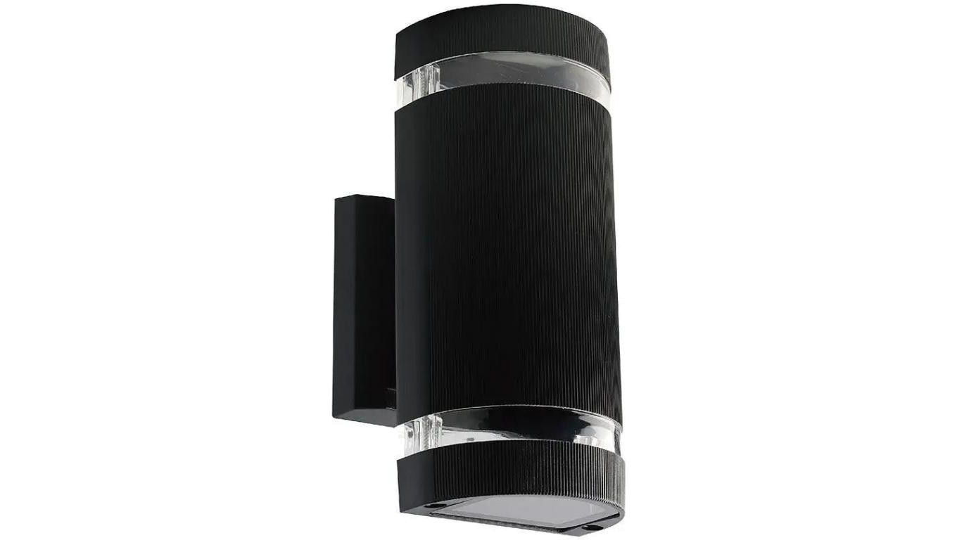 Lampa elewacyjna, kinkiet dwukierunkowy półokrągła 2xE27 V-TAC VT-967