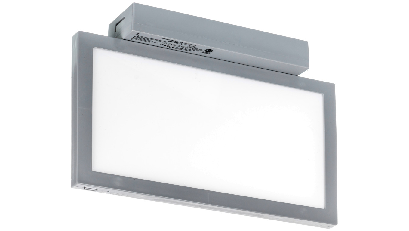 Oprawa awaryjna INFINITY II AC LED 1W 3h dwuzadaniowa AT szara IF2ACS/1W/B/3/SA/AT/GR
