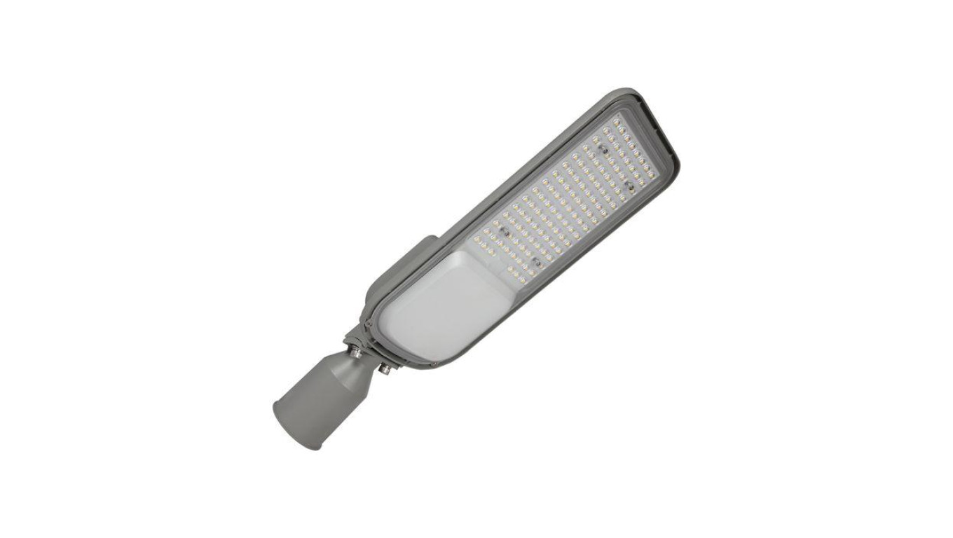 Oprawa Uliczna LED 100W 13500lm 4000K IP65 Szara 5 Lat Gwarancji Regulowany uchwyt 23833