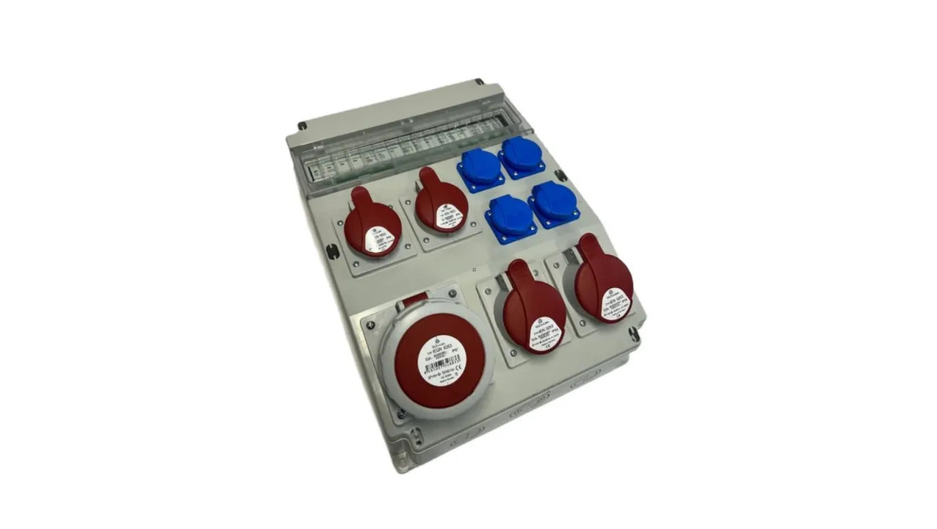 Rozdzielnica elektryczna CEE 63A 2x32A 2x16A 4x230V