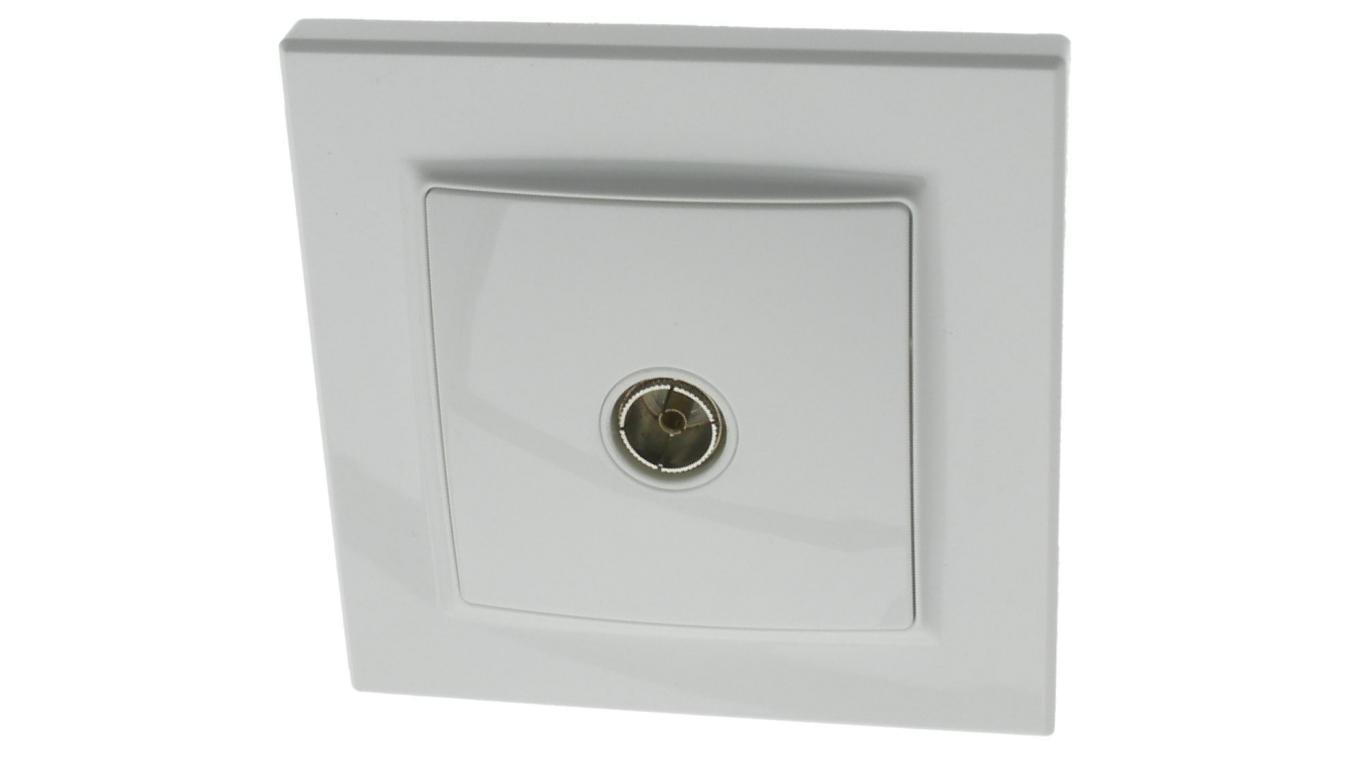 Gniazdo pt podtynkowe pojedyncze antenowe TV telewizyjne końcowe Argo