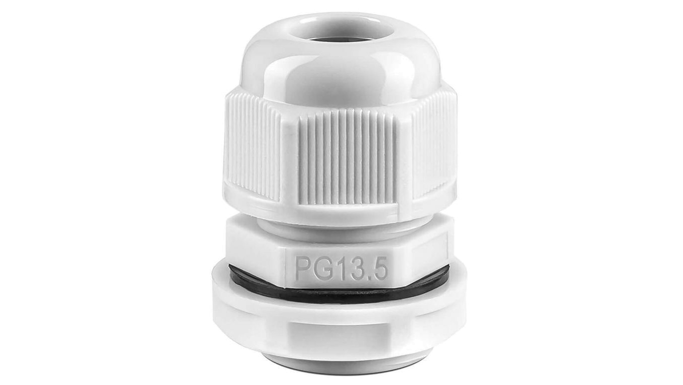Dławnica kablowa PG13.5G-R dla kabla 6-12mm szary /50szt./