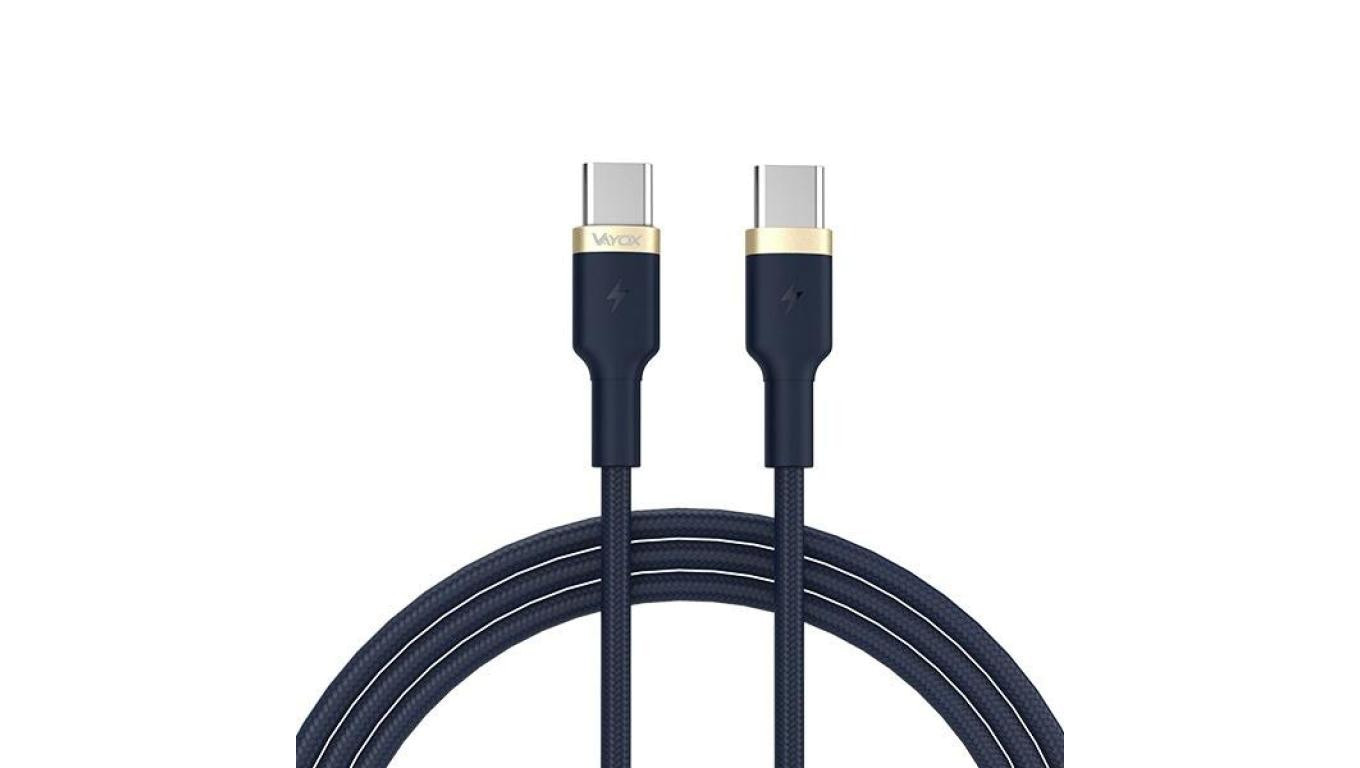 Kabel USB-C - USB-C FAST-CHARGE 3A 1m VA0062 Vayox