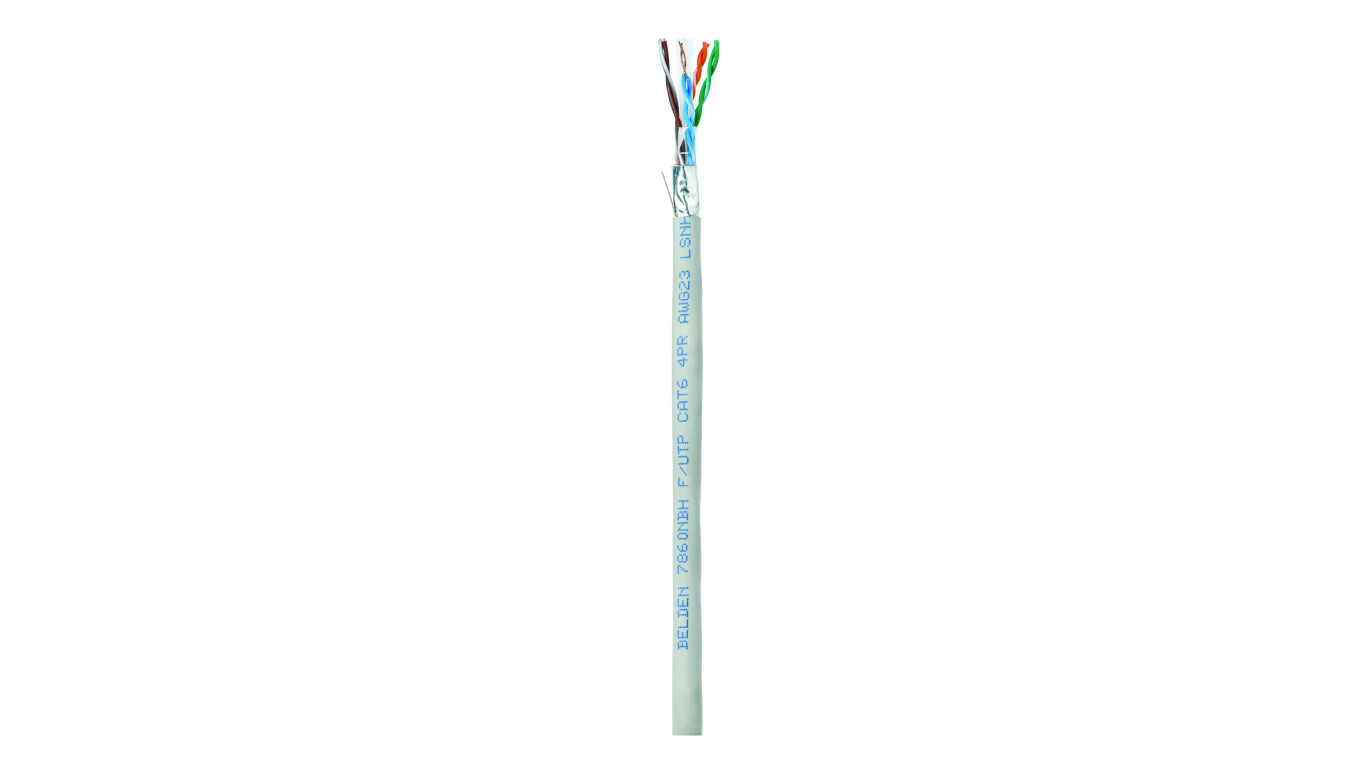 Kabel teleinformatyczny F/UTP kat.6 4x2x0,5 drut LSOH BL-7860NBH.00305 /305m/