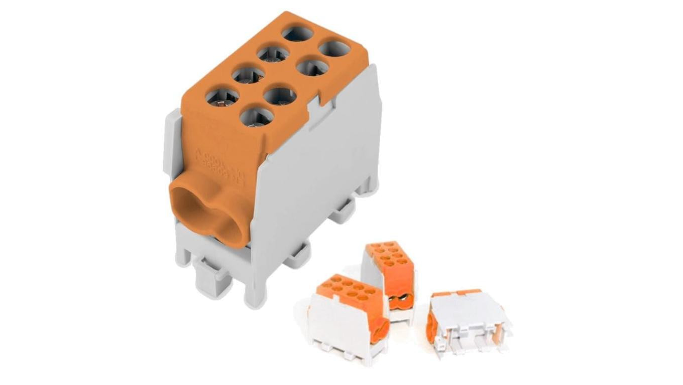 Trytyt Zacisk odgałęźny HLAK-35-1/2BR brązowy