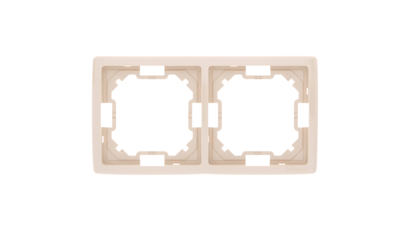 Simon Basic Standard Ramka podwójna uniwersalna beżowa BMR2/12