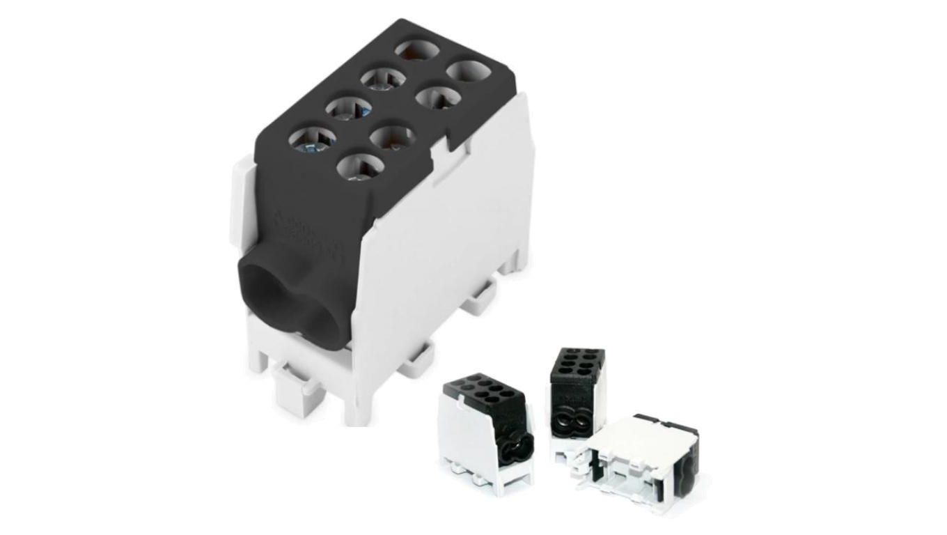 Trytyt Zacisk odgałęźny HLAK-25-1/2CZ czarny