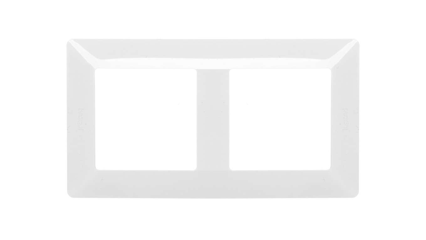 VALENA LIFE Ramka podwójna biała 754002