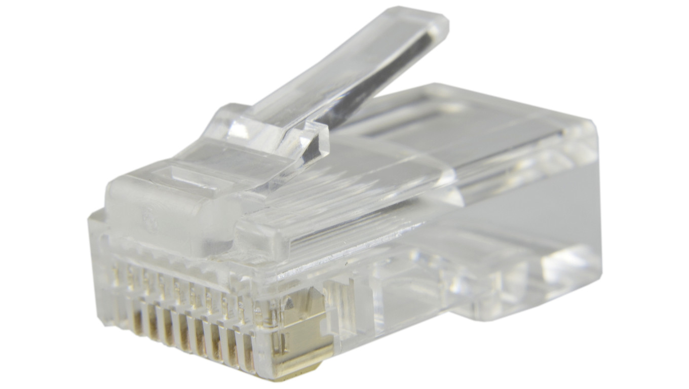 Wtyk modularny RJ50 10P10C na linkę