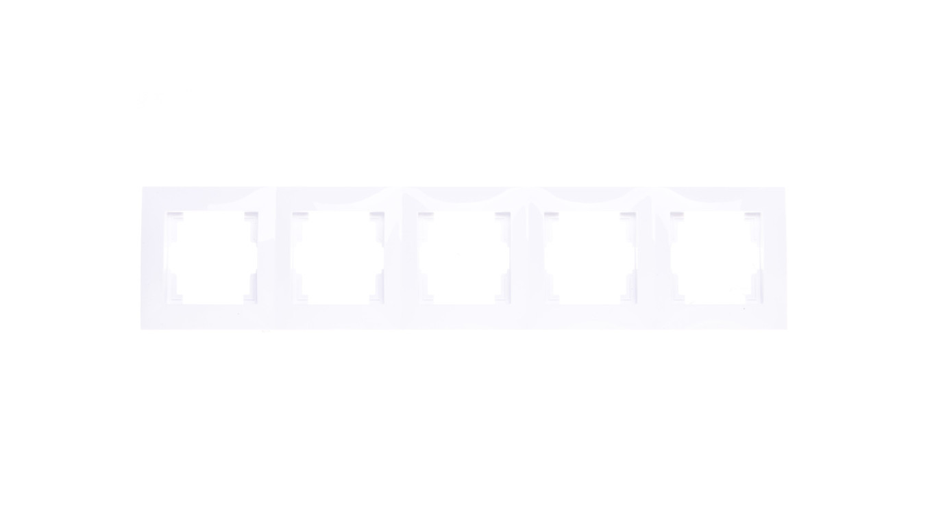 CARLA Ramka pięciokrotna biała 1775-00