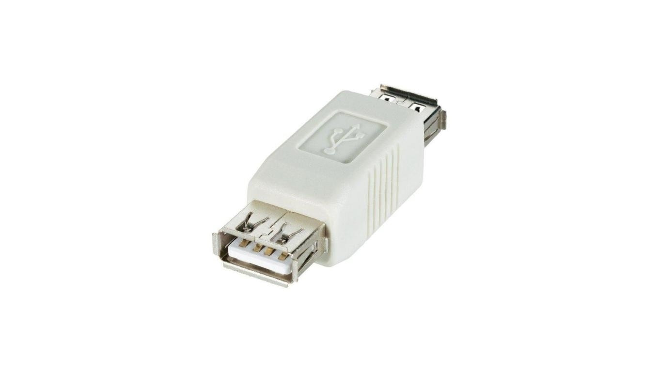 Adapter Przejściówka Łącznik USB 2x Gniazdo Typ-A USB 2.0