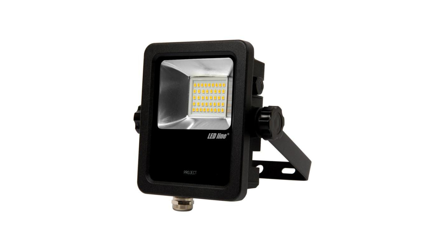 Naświetlacz Halogen LED line PROJECT 16W 4000K 110lm/w 100-240V AC 5 lat gwar.