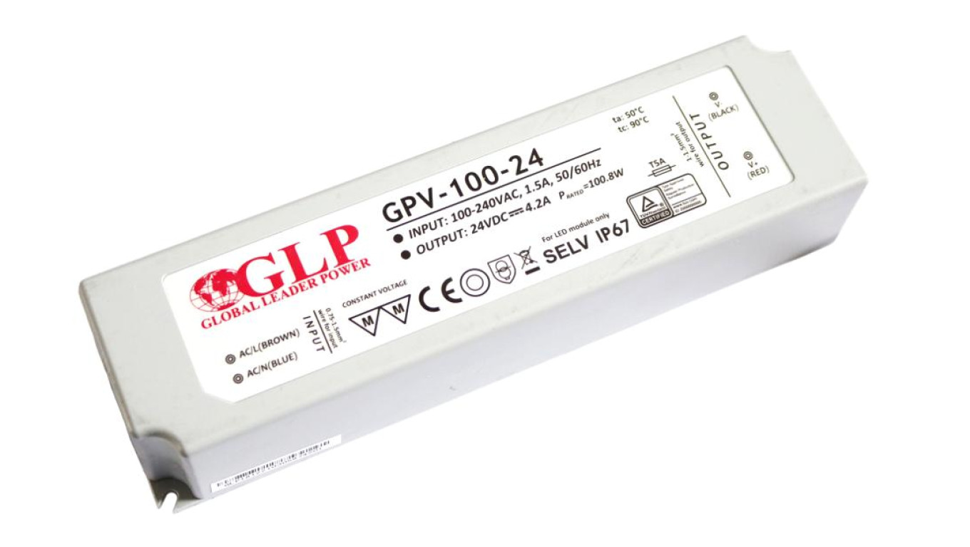 GPV-100-36 Zasilacz LED 100W 36V/2,8A IP67 hermetyczny