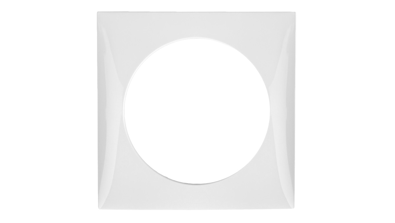 Integro Flow Ramka pojedyncza śnieżnobiała połysk 918272509