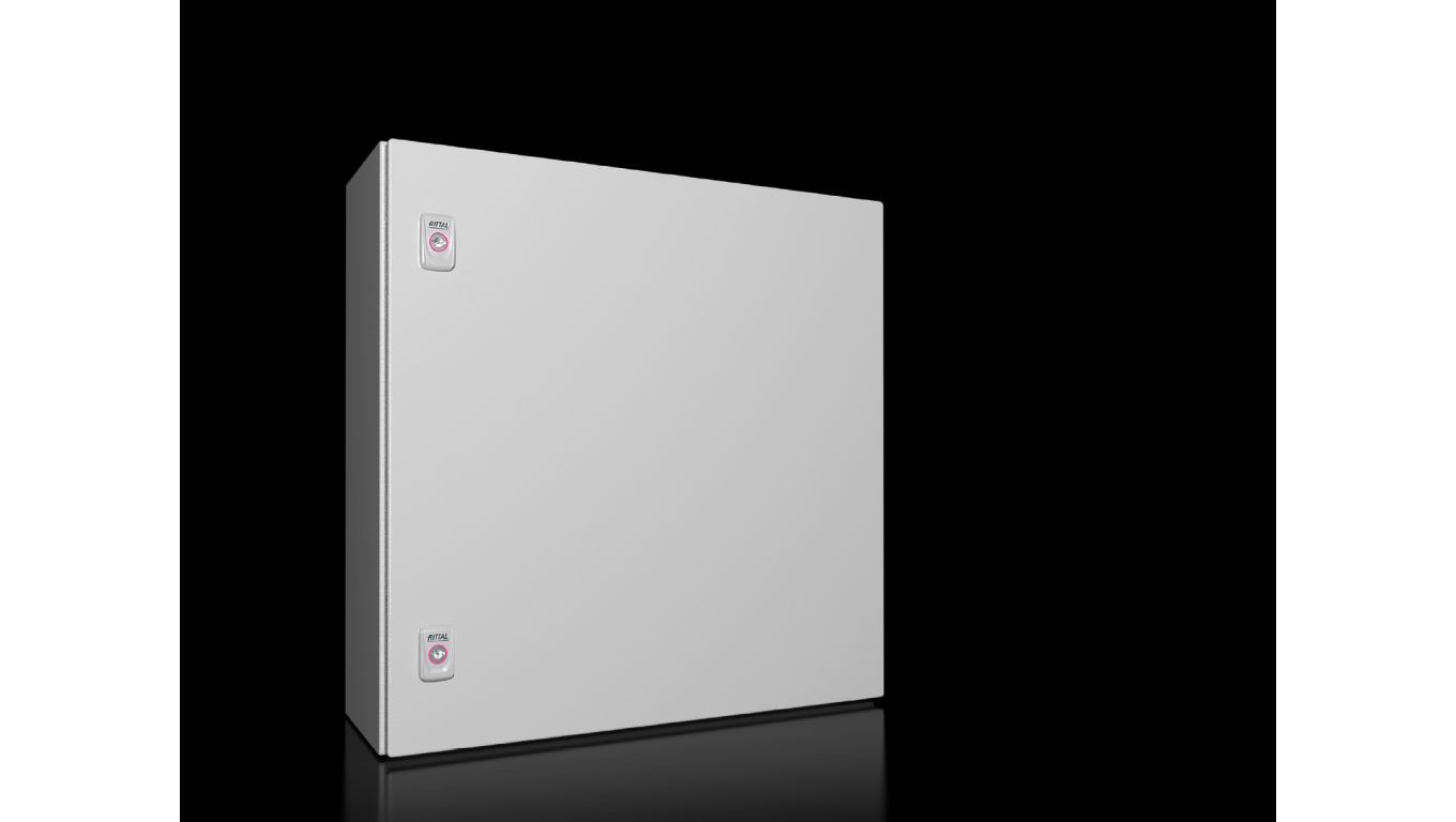 AX Obudowa kompaktowa 600x600x210 mm blacha stalowa z pł. mont. jednodrzwiowa 2 zamki dźwigienkowe (1060.000) 1060000, EC0999998