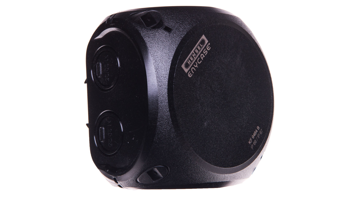 Puszka n/t 104x104x70mm IP66/67 czarna KF 0402 B 62000048