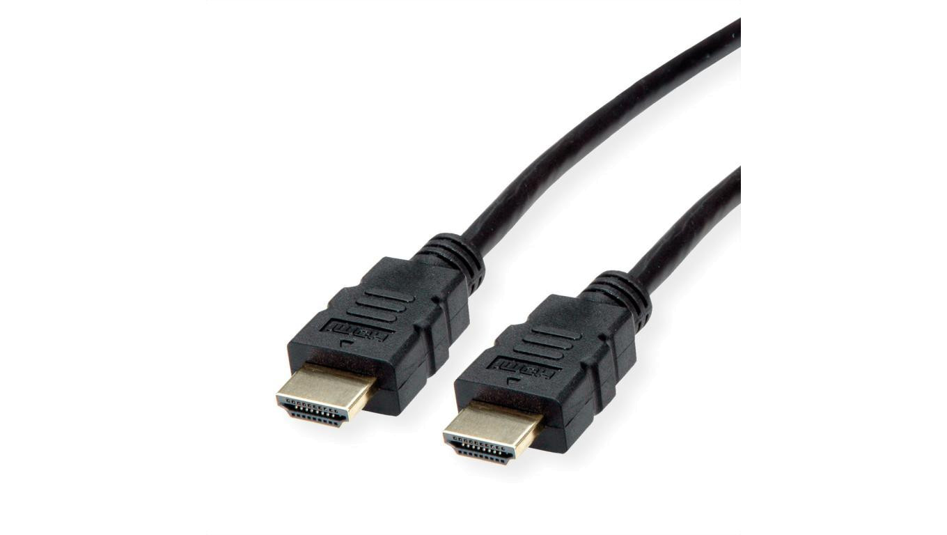 Kabel ROLINE HDMI High Speed z Ethernetem, TPE, czarny, 5 m