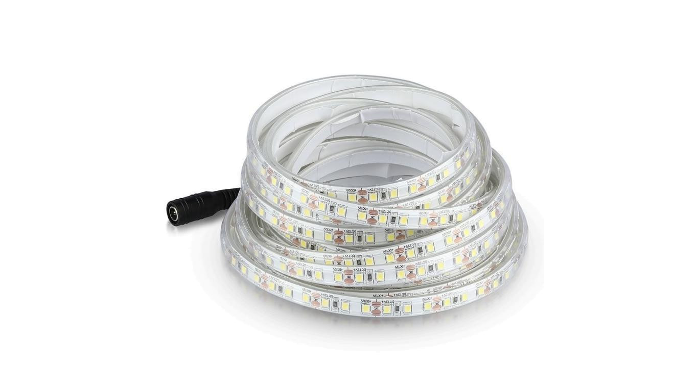 Taśma 120x LED SMD 2835 8W/mb biała ciepła IP65 24V op=10m V-TAC VT-2835-7.5