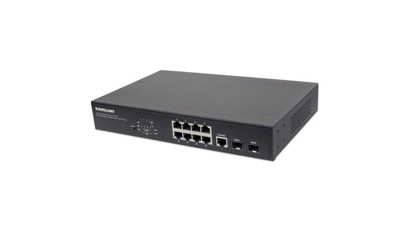 Switch Zarządzalny Gigabit 8X Poe+ 140W 802.3At/Af, 2X Sfp 561167