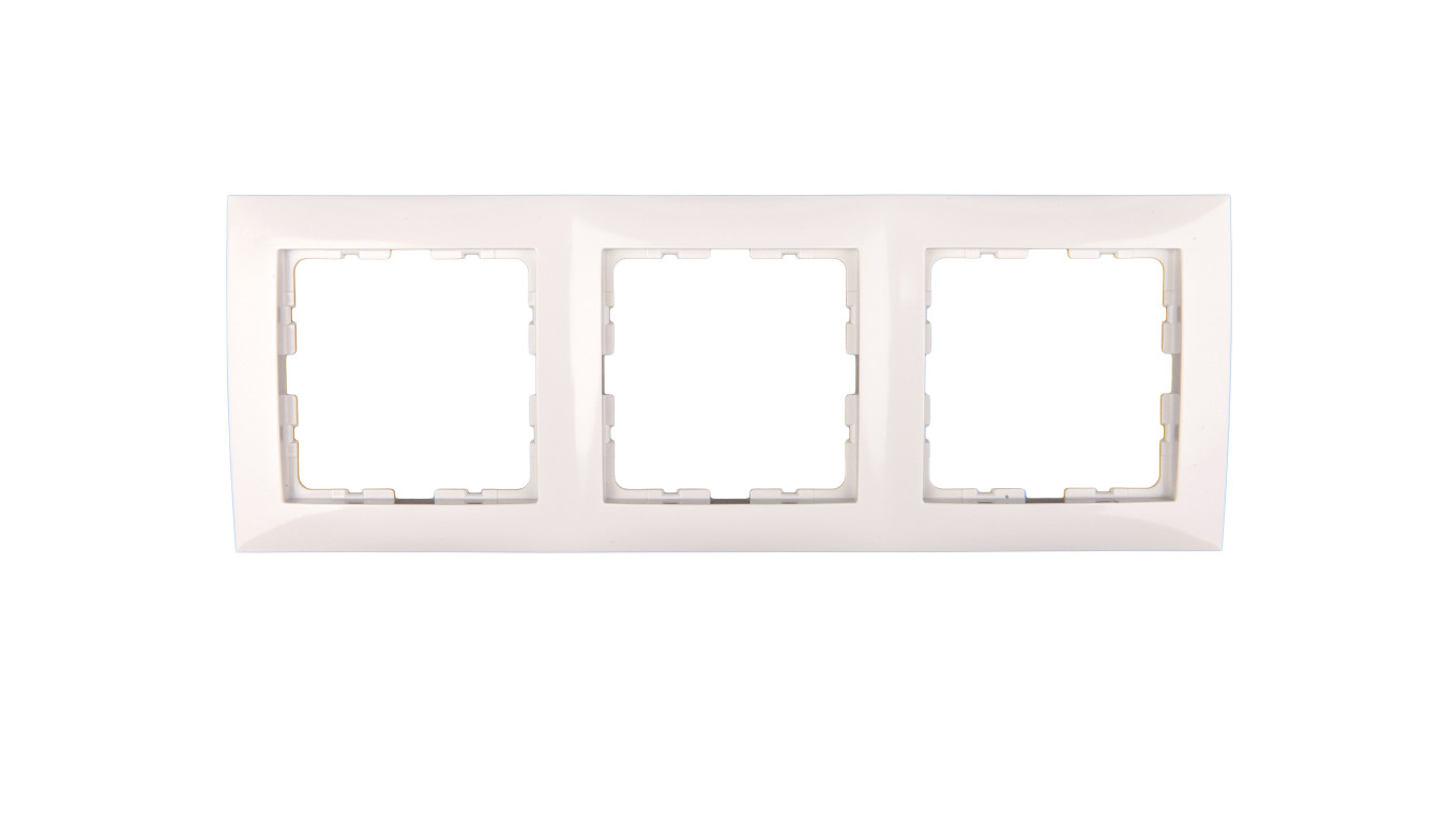 Berker B.Kwadrat Ramka potrójna kremowa 5310138982